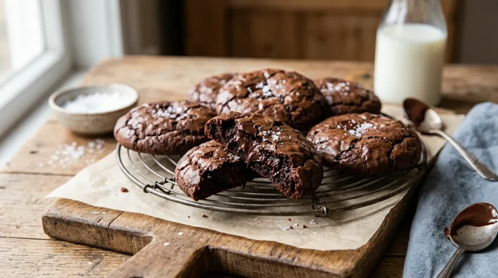 Chocolate Brownie Cookies Fudgy …