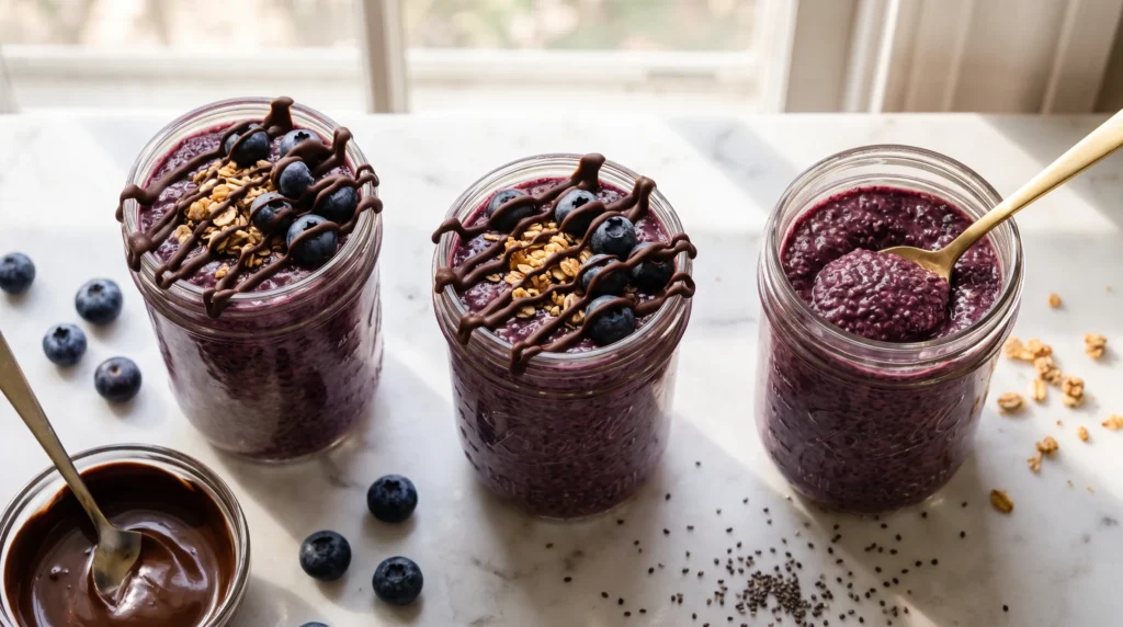 Mason jars filled with pudding 202608120356 (1)
