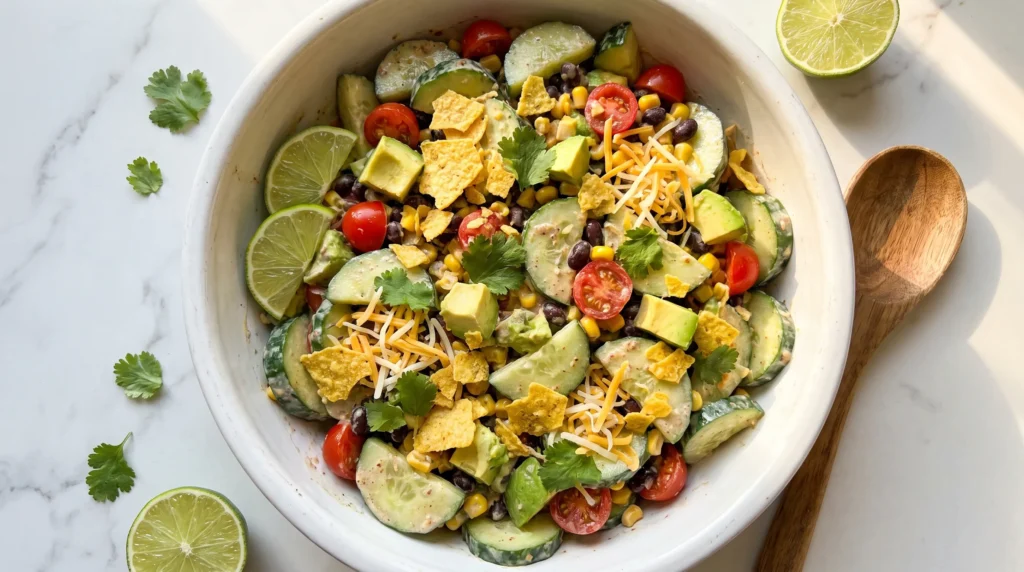 Taco cucumber salad in bowl 202608170657 (2)